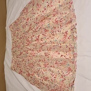 St. John Collection printed silk skirt 10